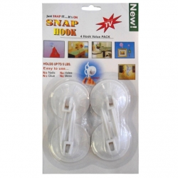 Suction Hook Holders 4pc