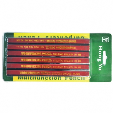 Pencil Carpenters Pencil 12Pce
